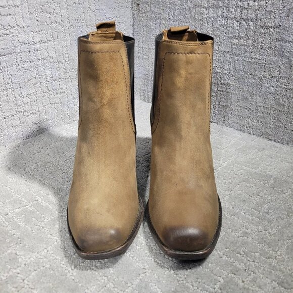 Trask Vaden Women's Size 10M US Brown Leather Chelsea Ankle Bootie Boots 36-0940 - Picture 2 of 12